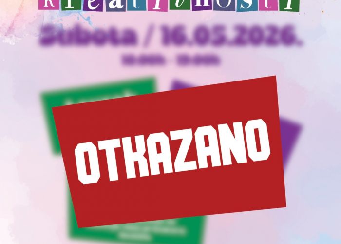Obavijest o otkazivanju Sajma kreativnosti 2026.