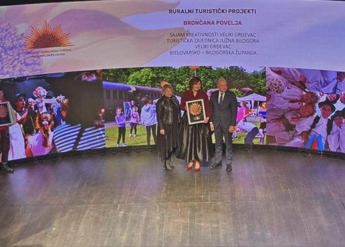Brončana povelja Suncokret ruralnoga turizma - The Sunflower Award za manifestaciju Sajam kreativnosti Brončana povelja Suncokret ruralnoga turizma - The Sunflower Award za manifestaciju Sajam kreativnosti