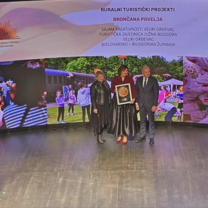 Brončana povelja Suncokret ruralnoga turizma - The Sunflower Award za manifestaciju Sajam kreativnosti