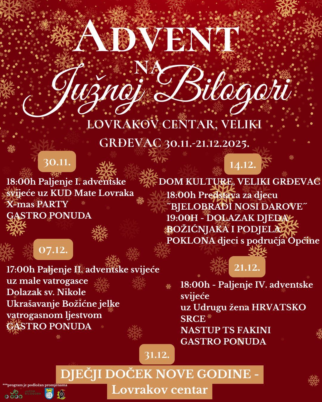 Advent na Južnoj Bilogori - Lovrakov centar, Veliki Grđevac
